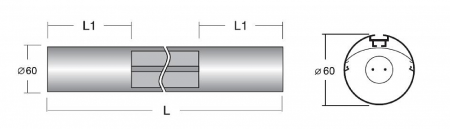Светильник ZS-LED-1G13-860 Halla lighting 9W черный