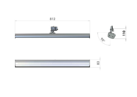Трековый светильник Na-No 800 3000К